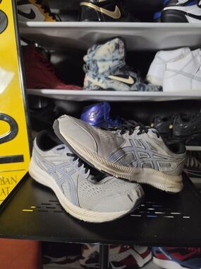 🔥 ASICS Gel Contend Men's Size 11 Gray Running Shoes - Lightweight Comfort